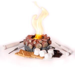 Tabletop Fire Pit Campfire Design - NEW IN BOX With Marshmallow Roasting Sticks